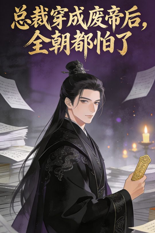 总裁穿成废帝后,全朝都怕了封面