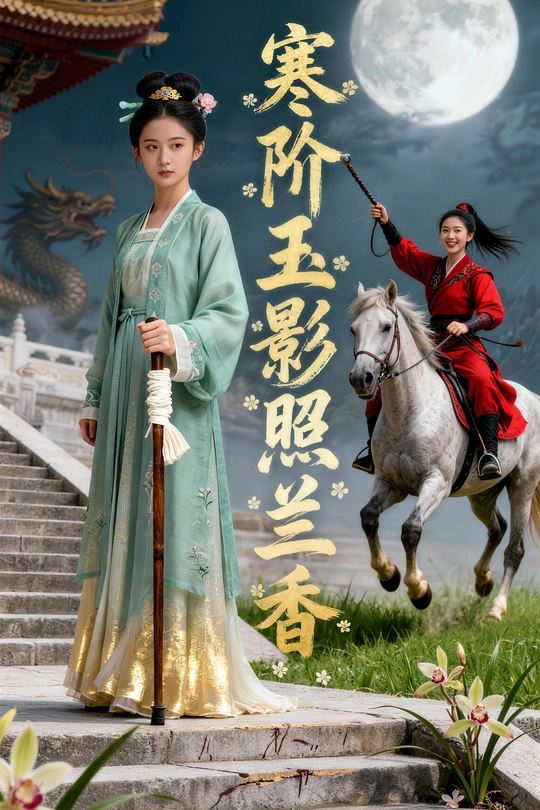 寒阶玉影照兰香封面