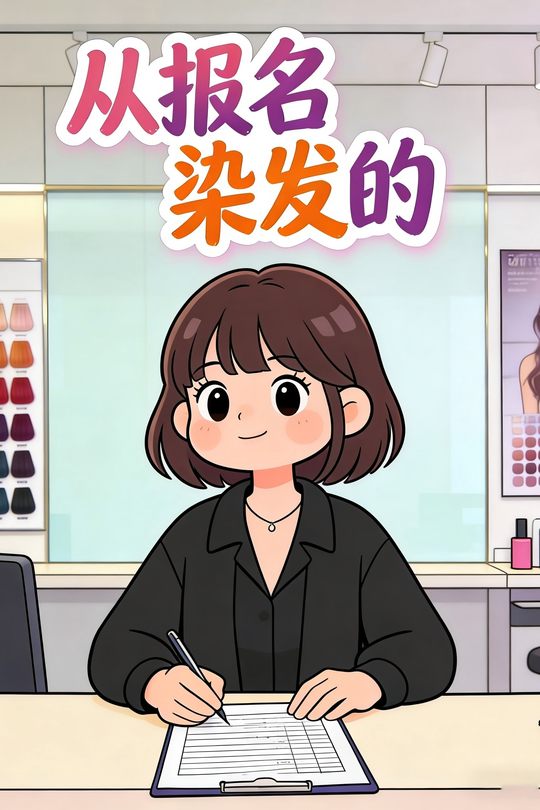 从报名染发的封面