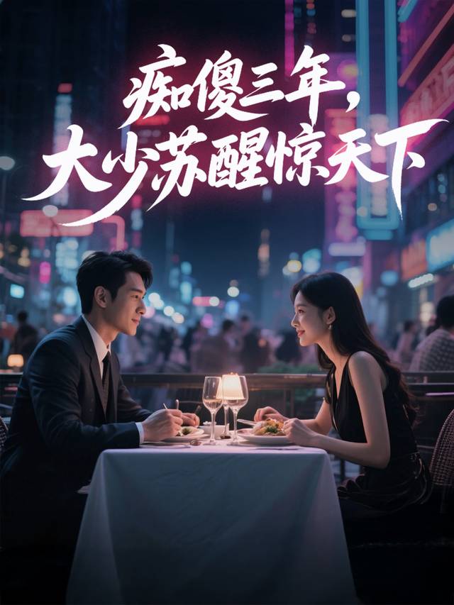 痴傻三年,大少苏醒惊天下封面