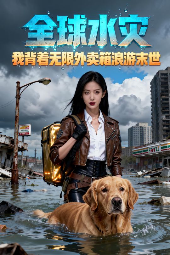 全球水灾:我背着无限外卖箱浪游末世封面