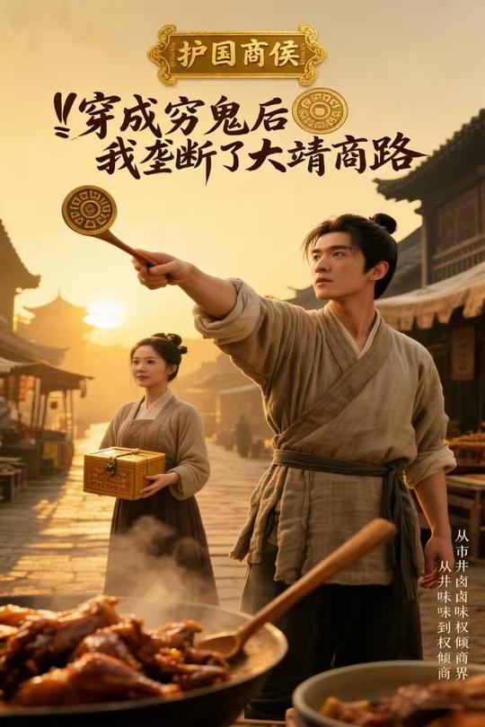 穿成穷鬼后,我垄断了大靖商路封面