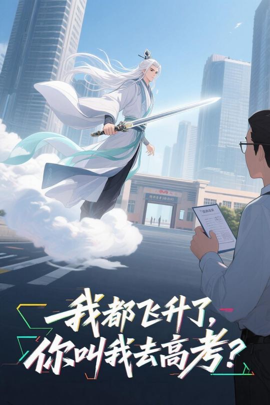 我都飞升了,你叫我去高考?封面
