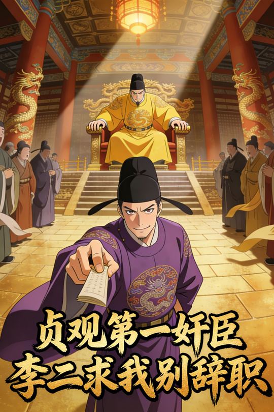 贞观第一奸臣，李二求我别辞职！封面