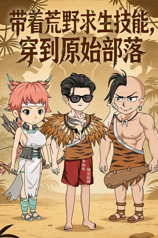 带着荒野求生技能,穿到原始部落封面