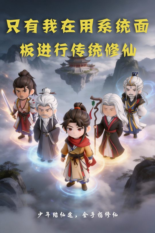 只有我在用系统面板进行传统修仙封面