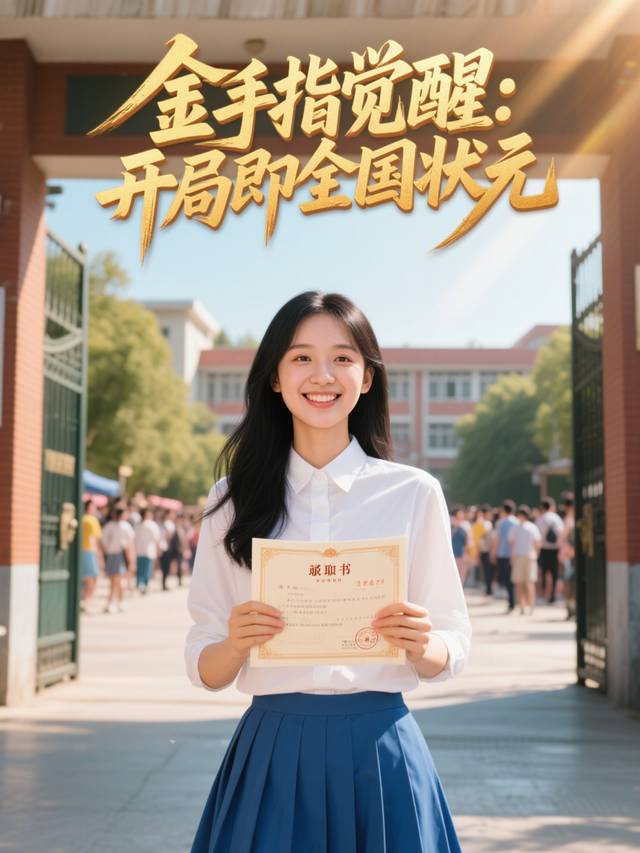 金手指觉醒:开局即全国状元封面