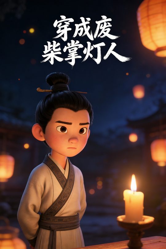 穿成废柴掌灯人封面
