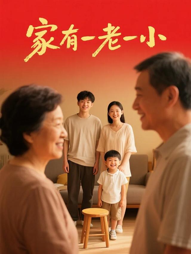 家有一老一小封面