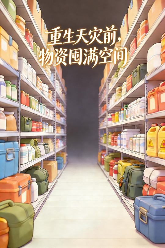 重生天灾前，物资囤满空间封面