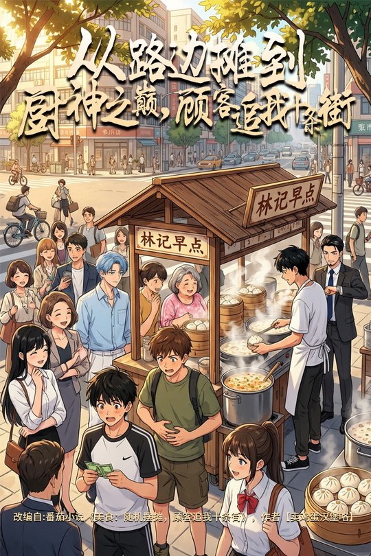 从路边摊到厨神之巅,顾客追我十条街封面