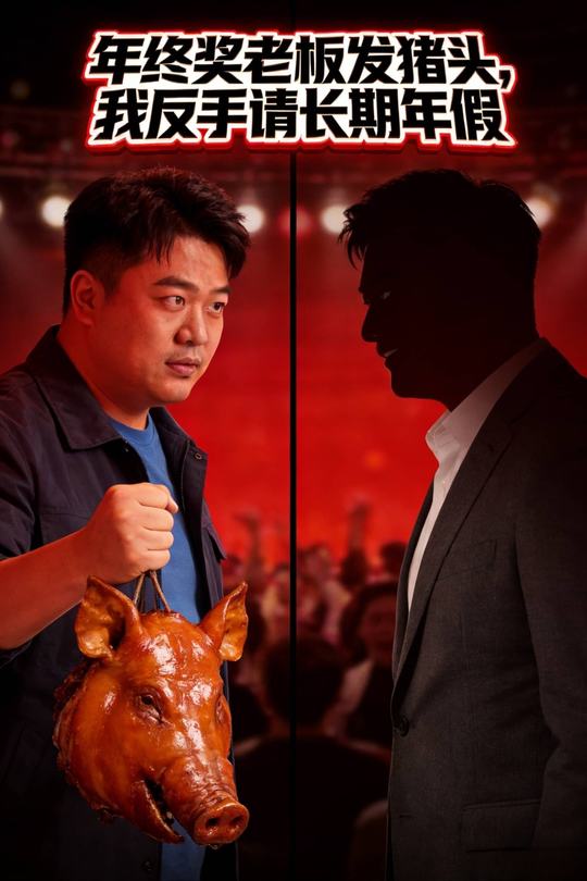年终奖老板发猪头,我反手请长期年假封面