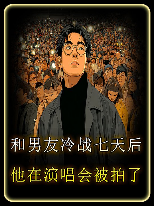 和男友冷战七天后他在演唱会被拍了封面