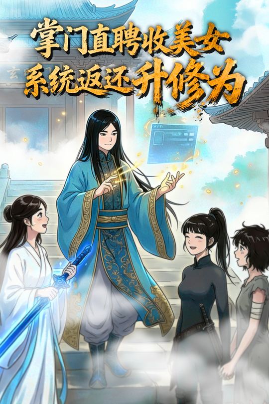 掌门直聘收美女,系统返还升修为封面