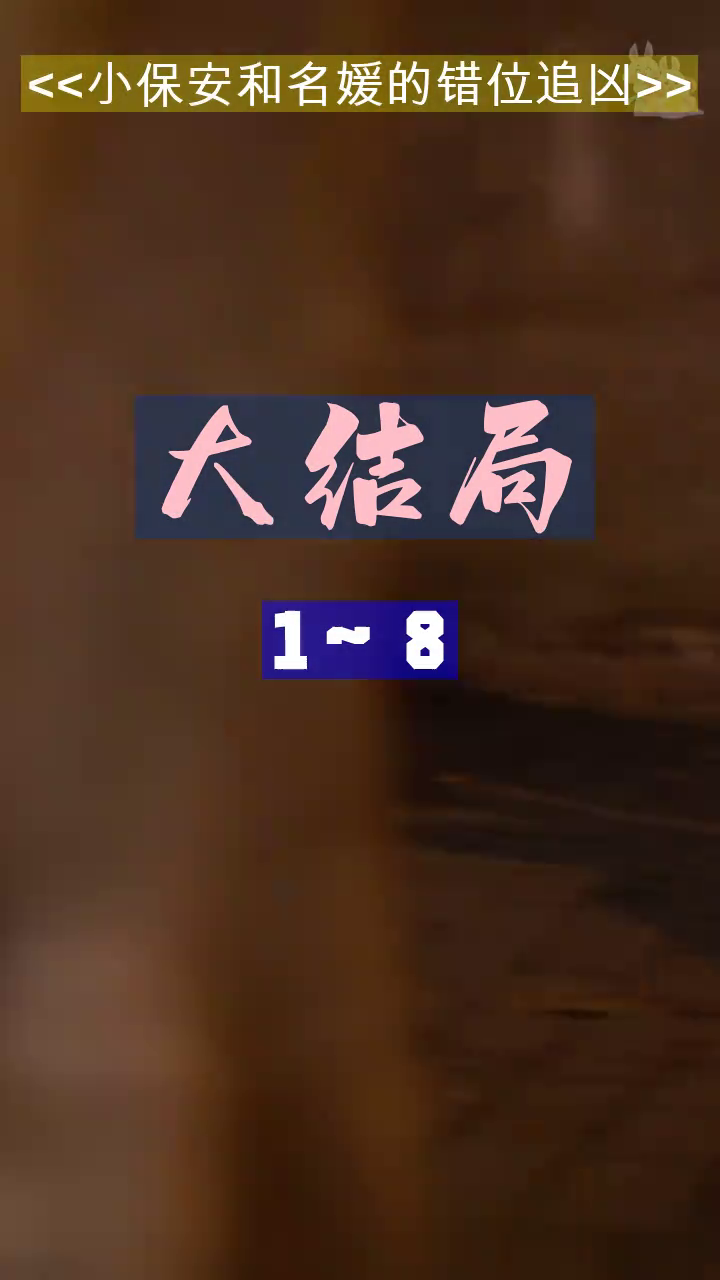 小保安和名媛的错位追凶封面