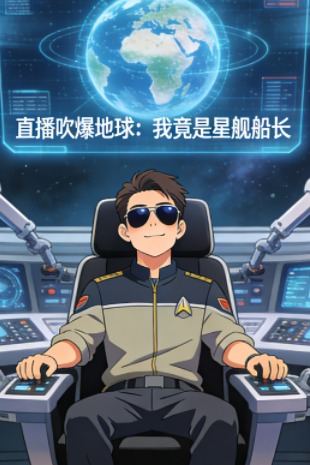 直播吹爆地球:我竟是星舰船长封面