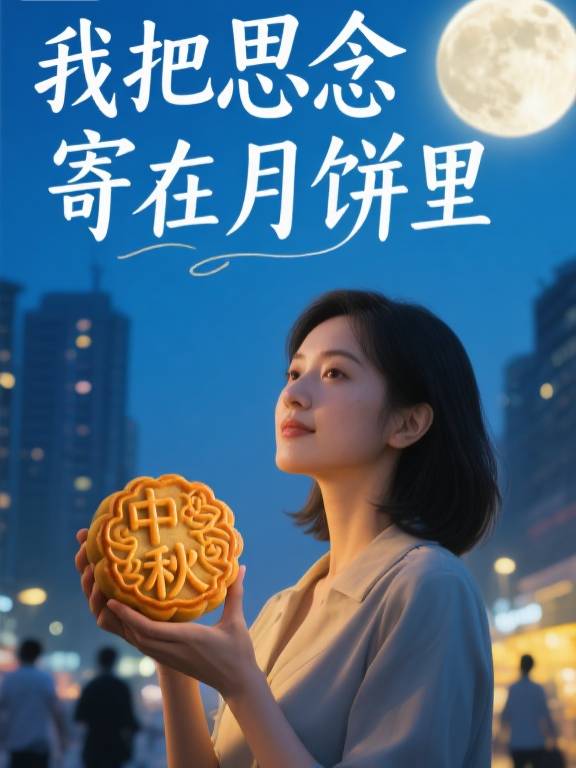 我把思念寄在月饼里封面