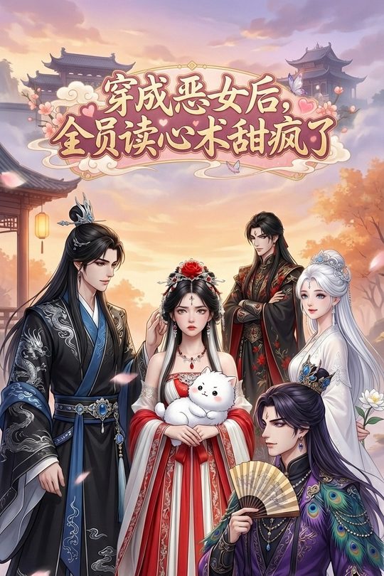 穿成恶女后,全员读心术甜疯了封面