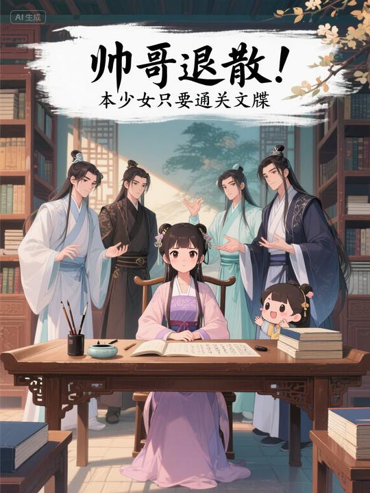 帅哥退散!本少女只要通关文牒封面
