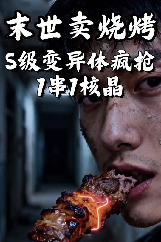 末世卖烧烤:S 级变异体抢串,1串1核晶封面