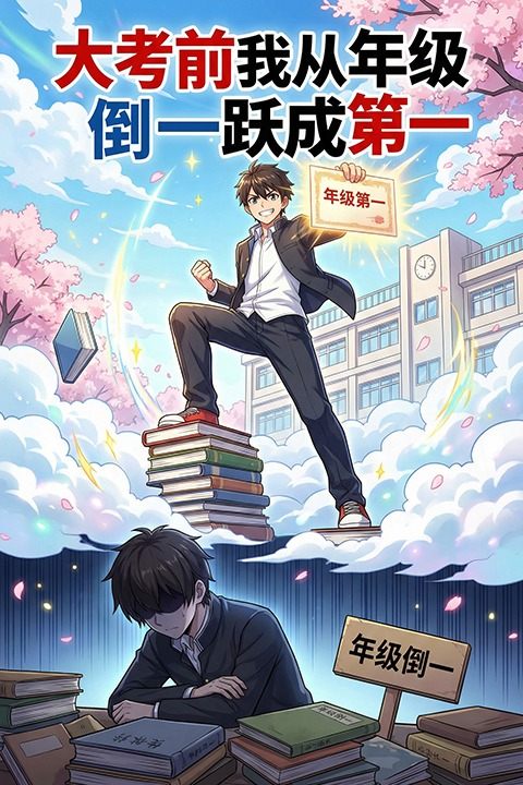 大考前我从年级倒一跃成第一封面