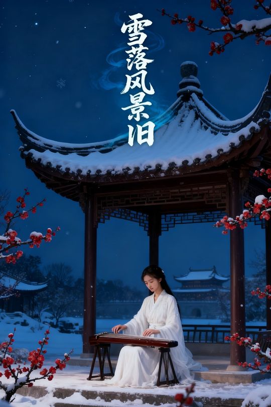 雪落风景旧封面