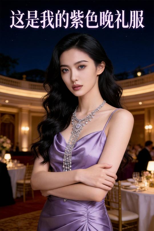 这是我的紫色晚礼服封面