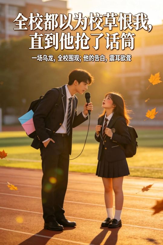 全校都以为校草恨我,直到他抢了话筒封面