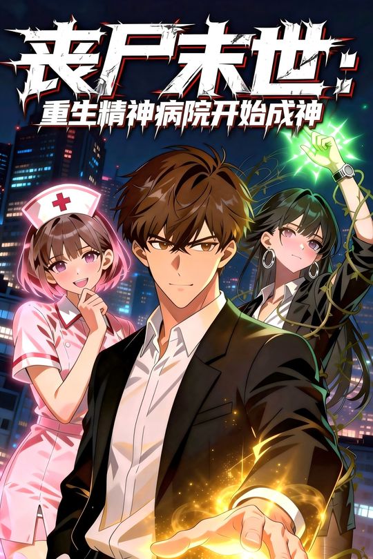 丧尸末世:重生精神病院开始成神!封面