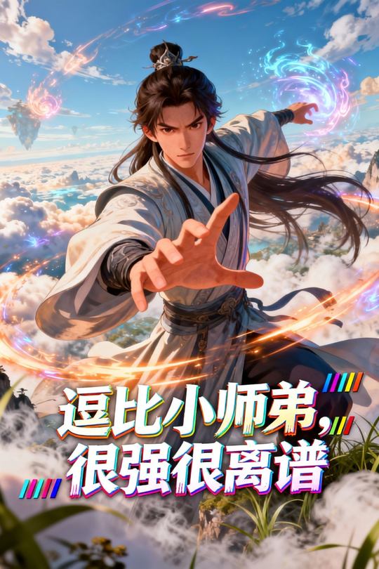 逗比小师弟,很强很离谱封面