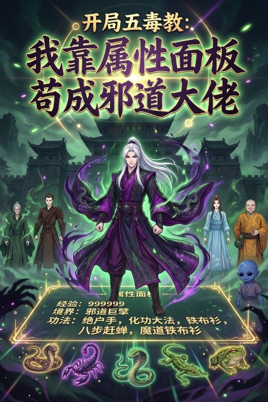 开局五毒教:我靠属性面板苟成邪道大佬封面