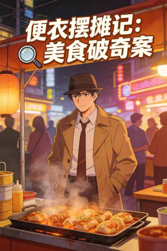 便衣摆摊记：美食破奇案封面