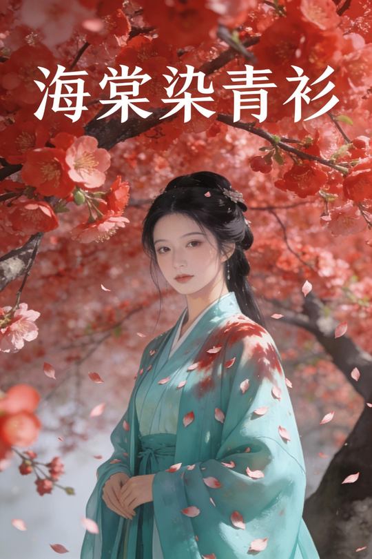 海棠染青衫封面