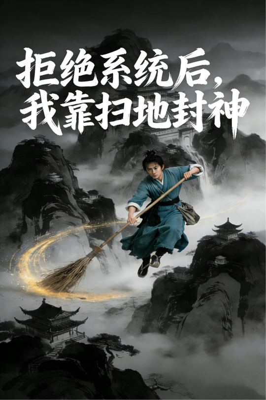 拒绝系统后,我靠扫地封神封面