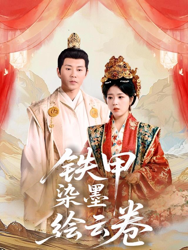 铁甲染墨绘云卷封面