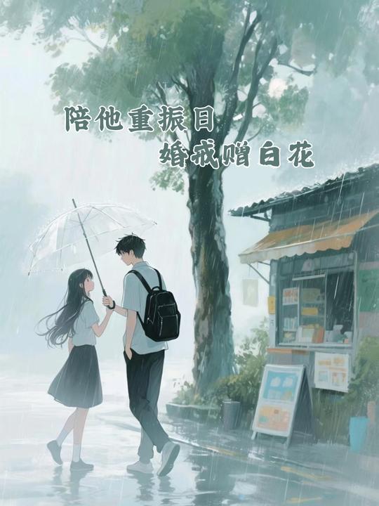 陪他重振日，婚戒赠白花封面