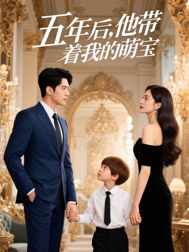 五年后,他带着我的萌宝封面