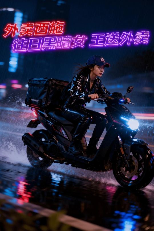 外卖西施:往日黑暗女王送外卖封面