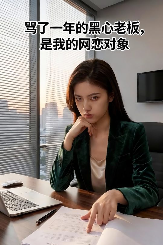 骂了一年的黑心老板,是我的网恋对象封面