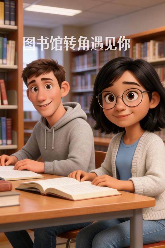 图书馆转角遇见你封面